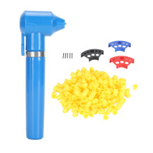 (Blue) Tattoofarbmischer 1000 gelbe Becher, 5 Stäbe, 3 Halter