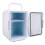 (Blue) 4L Car Mini Fridge Cooler Warmer (Low Noise) 2