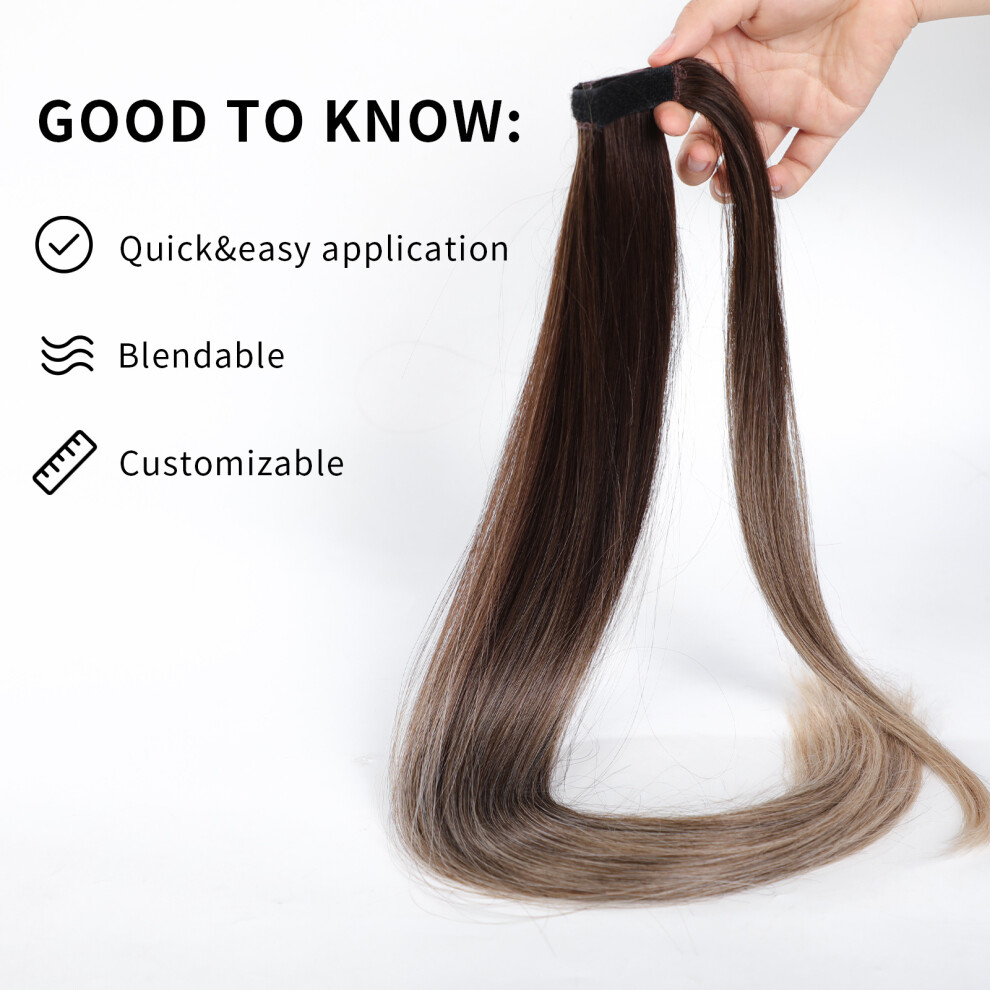 26in Straight Ponytail Hair Extension Natural Look Daily Wear