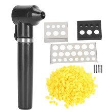 Tattoo Ink Mixer Set: 1000 Yellow Cups, 3 Stands