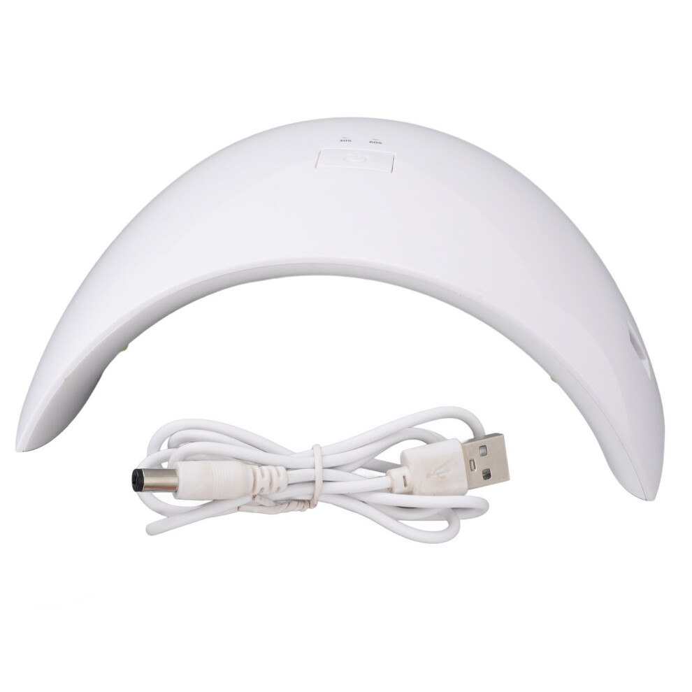 Light Led Uv Nail Lamp With Timer Fast Curing Portable For Salon Home