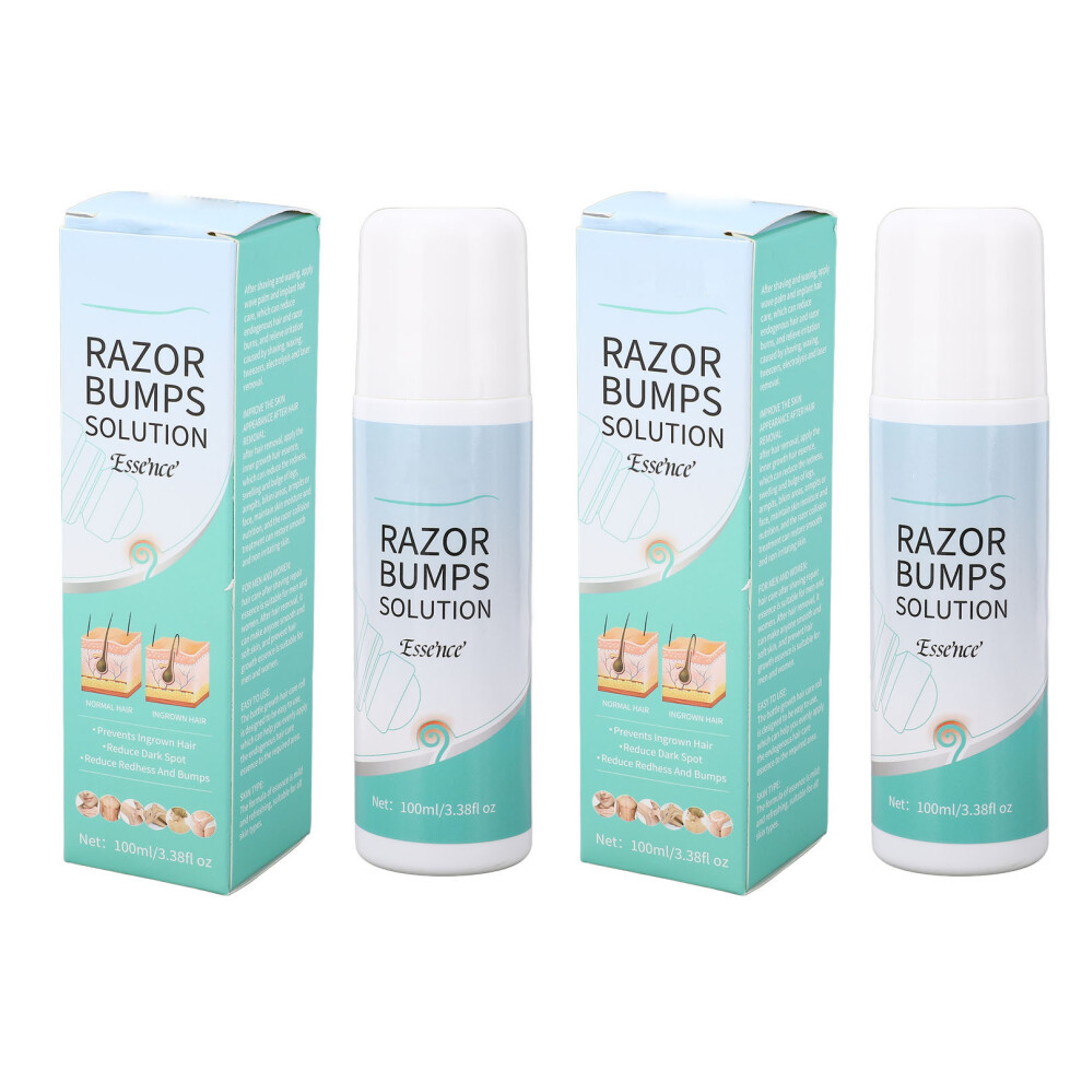 Shave Bumps Treatment Roll On Ingrown Hair Prevention Serum 2pcs