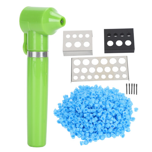 Tattoo Ink Mixer Kit Green 1000 Cups 3 Holders