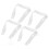 4pcs Nasal Bandage Stretchable Waterproof with Mesh Lugs 4