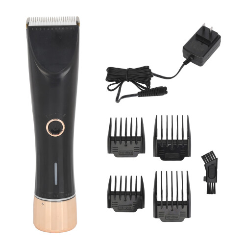 (Black) Electronic Hair Clipper 100-240V