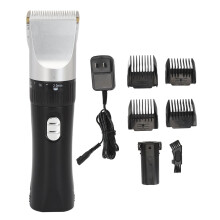 (Black) Wiederaufladbare Haarschneidemaschine 5 Längen + 4 Kämme
