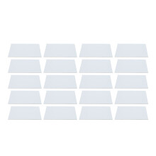 (Square HYG TM28 1.0) 20Pcs 1.0mm Anti-Bubble Thermoforming Sheets