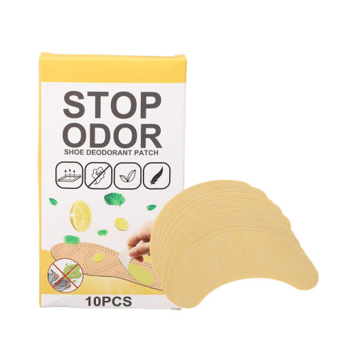 3 Packs Shoe Deodorizing Sticker Ultra Thin Odor Eliminator Patch 1