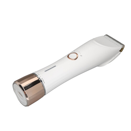 (White) Electronic Hair Clipper 100-240V 2