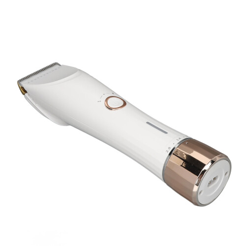 (White) Electronic Hair Clipper 100-240V 1