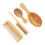 4x Detangling Brush Set Scalp Massaging Wide Tooth Comb 4