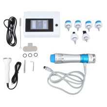 (US Plug) 2-in-1 Ultrasound ESWT schokgolfmachine blauw