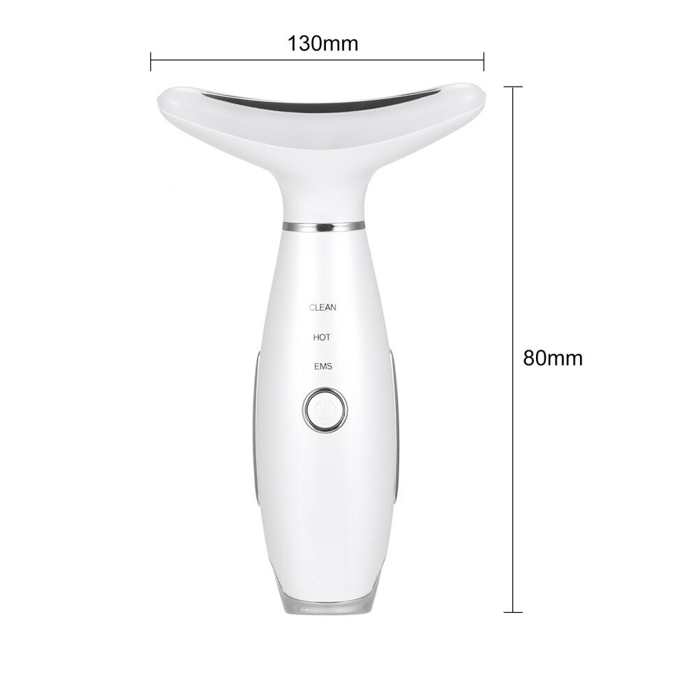 Neck Massager LED Photon Therapy Heating Wrinkle Removal Double Chin