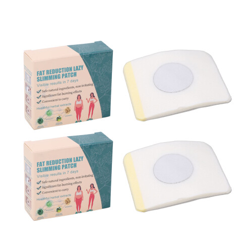 2x Schlankheits-Pflaster Bauchnabel Formend Körperstraffend