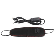 Heated Nose Cover 3 Gear Carbon Fiber Heating Wire Hot Compress Black