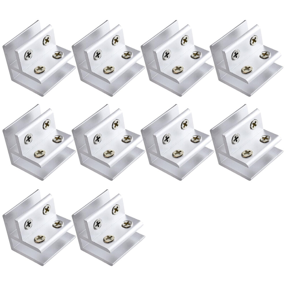 Tile Bracket Connectors Aluminum Holders 10 Pcs 6-10 Mm 90 Degree Tile Fastening Clamps For Secure Installation 9067246431259