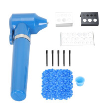 E-Blattmischer Edelstahl 5 Stäbe + 1000 Becher
