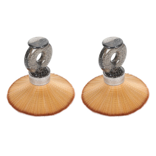 2pz Spazzola Nylon per Rimuovere Peli Parrucchiere 1