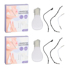 80pcs Concealed Face Lifting Tapes Reduce Double Chin V Line Shaping