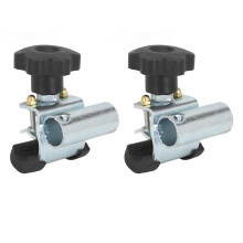 2x Rollstischhalterung Edelstahl