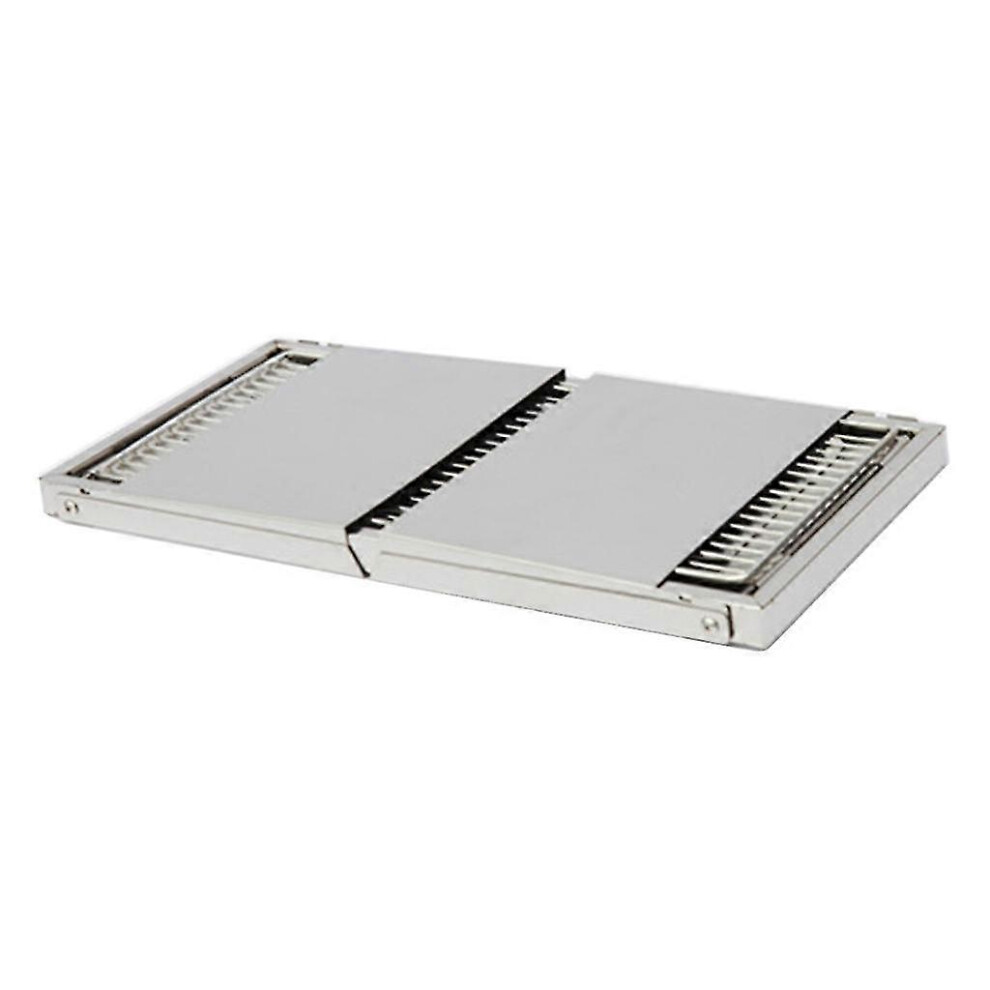 Kikidex (As Show, Simple Style) Folding Bbq Grill Stove Stainless Steel Camping Grill Stove For Hiking Picnic