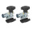 2x Rollstischhalterung Edelstahl 5