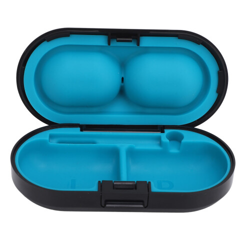 (Black) Compacte Geluidshoestje Valbestendig Zwart