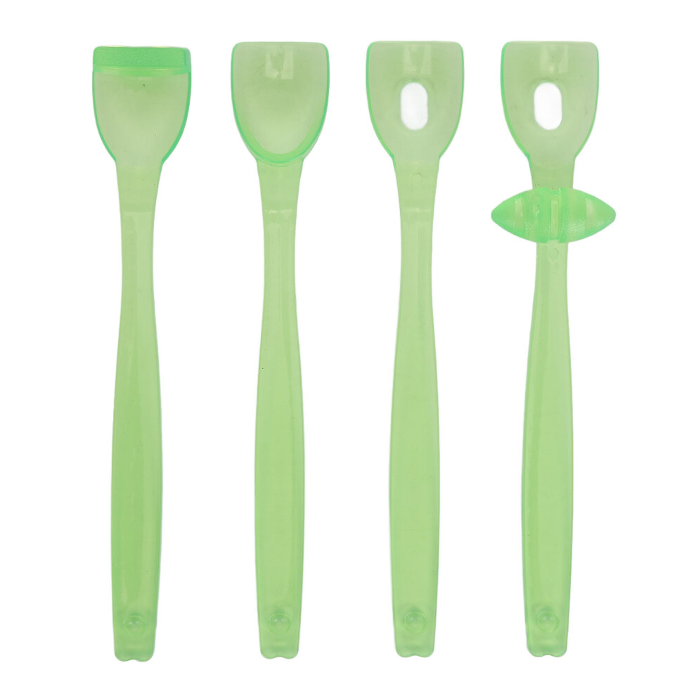 Green 4Pcs Tongue Muscle Trainer Lateralization Oral Exerciser