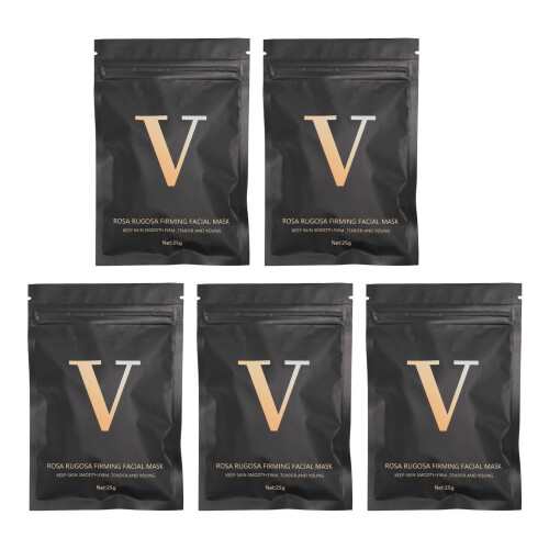 5x Gesichtsmaske Baumwolle Liftend Hydratisierend