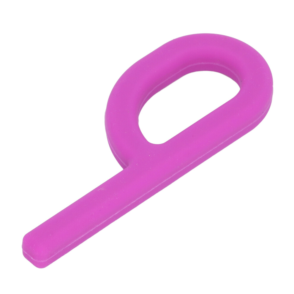 Purple (Purple) P Shape Silicone Chew Toy For Children Buccal Muscle Rehabilitation