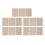 15x Eyebrow Practice Skin Inkless Rubber 1