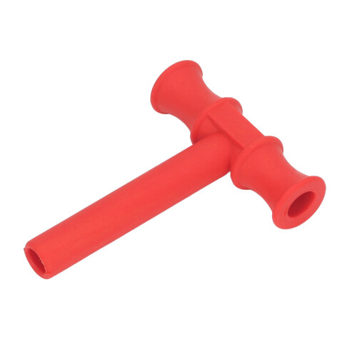 T Shape Chew Tube Speech Training Oral Motor Tool Red 1