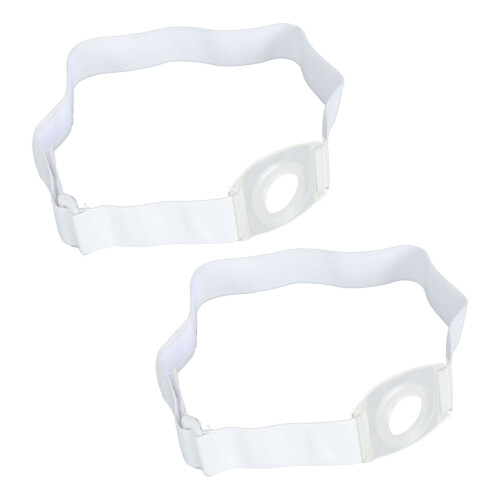 2PCS Adjustable Ostomy Belt 3.5cm Hole Elastic 1