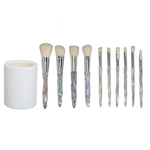 10Pcs Soft Bristle Makeup Brush Set 1
