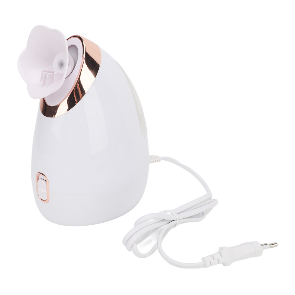 White (Eu Plug 220Â240V) Facial Steamer Deep Cleaning Clogged Pores 220-240V Eu Plug