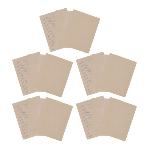 15x Eyebrow Practice Skin Inkless Rubber 2
