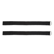 (Black) 2x Kinderwagen Veiligheidsriem Anti-verlies Neopreen Handtouw Zwart