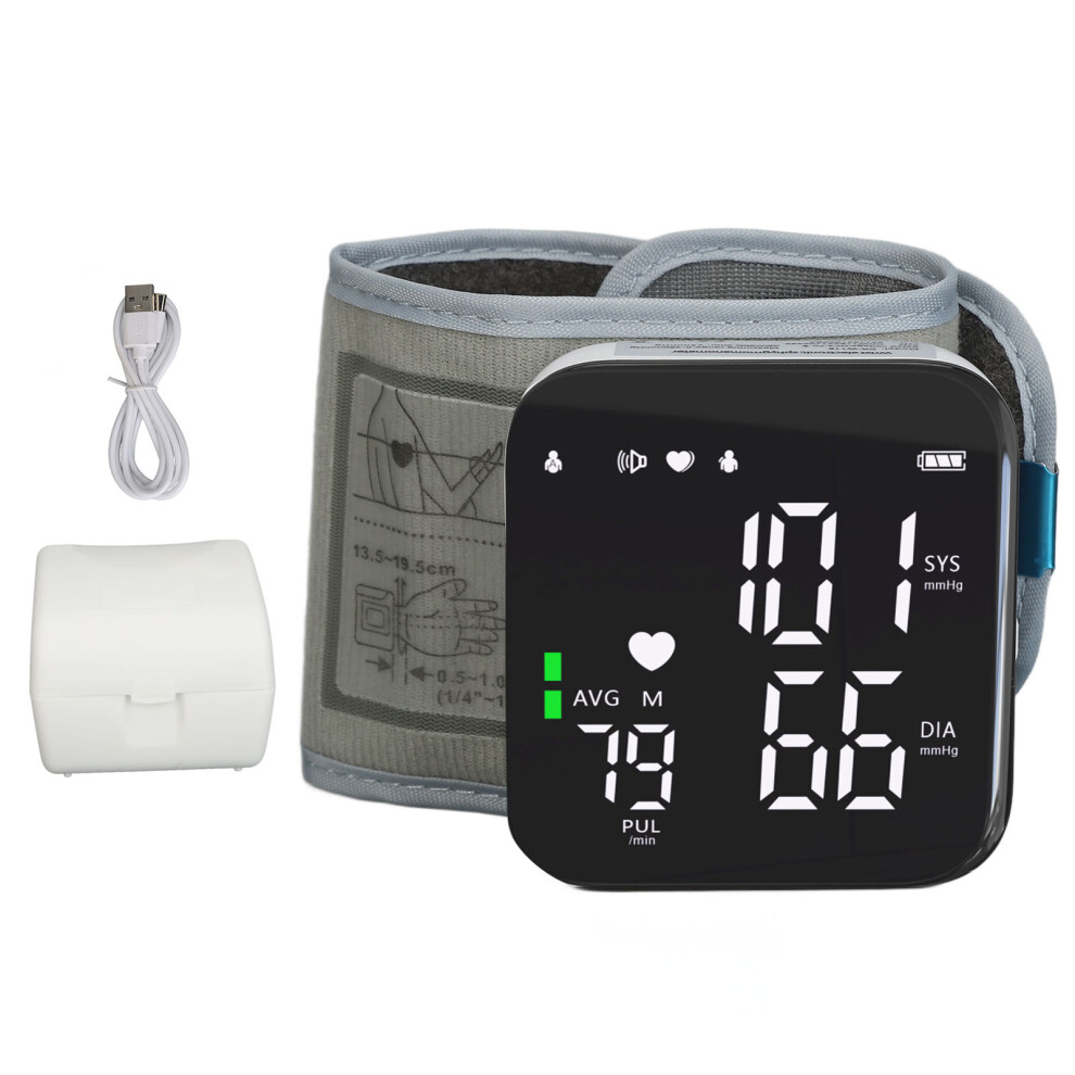 Rechargeable Blood Pressure Monitor for 2 Users with Case