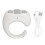 (White) Bluetooth Phone Remote Ring Shutter Clicker for Android White 1
