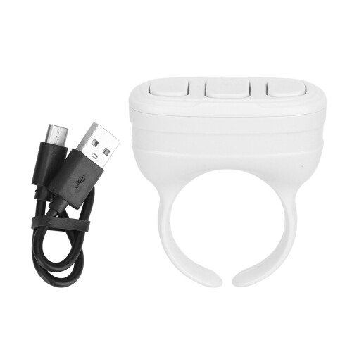 (White) Bluetooth Scrollring Fernbedienung Weiß