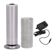 (Silver Gray US Plug) Elektrische Voetslijper 60st 80 korrel Schijven 100-240V Zilvergrijs