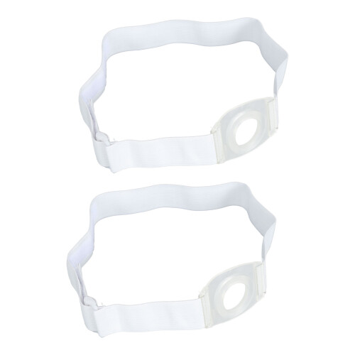 2PCS Adjustable Ostomy Belt 3.5cm Hole Elastic 2