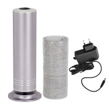 (Silver Gray EU Plug) Elektrische Voetslijper 60st 80 korrel Schijven 100-240V Zilvergrijs