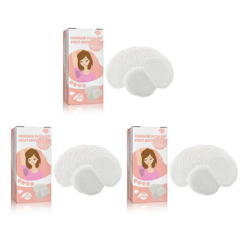 60pcs Disposable Underarm Sweat Pads Breathable