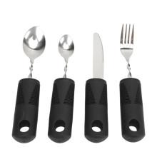 4pcs Adaptive Cutlery Set for Elderly Easy Grip