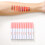 10x Matte Lipgloss-Set, samtig, langhaltend, 10 Farben 4