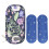 (Hydrangea Pattern) Harte Insulinkühlbox mit 2 Eispacks 1