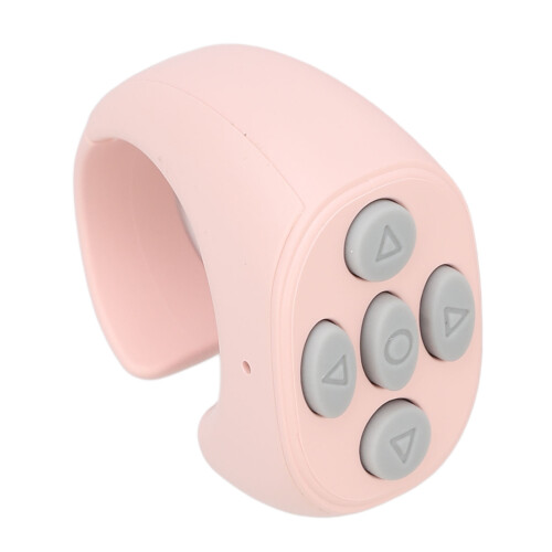 (Pink) Bluetooth Phone Remote Ring Shutter Clicker for Android White 2