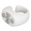 (White) Bluetooth Phone Remote Ring Shutter Clicker for Android White 5