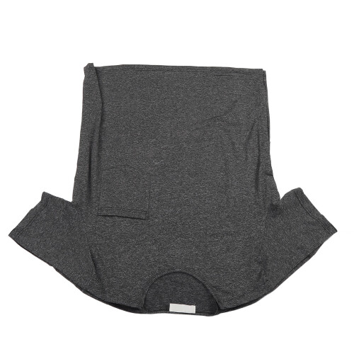 (L) Post-Surgery Rehab Shirt Short Sleeve Open Side 2